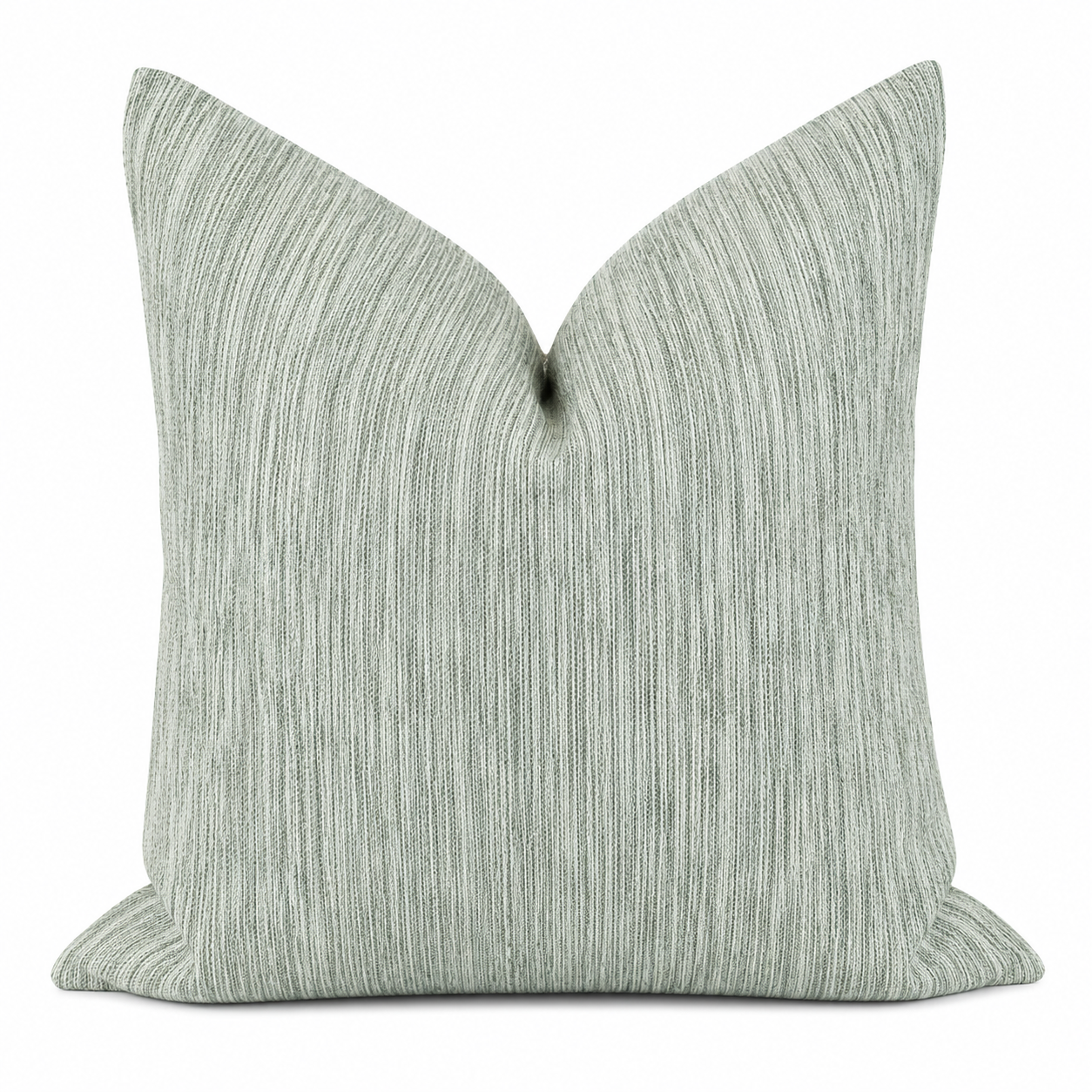 Coussin décoratif en tissu vert