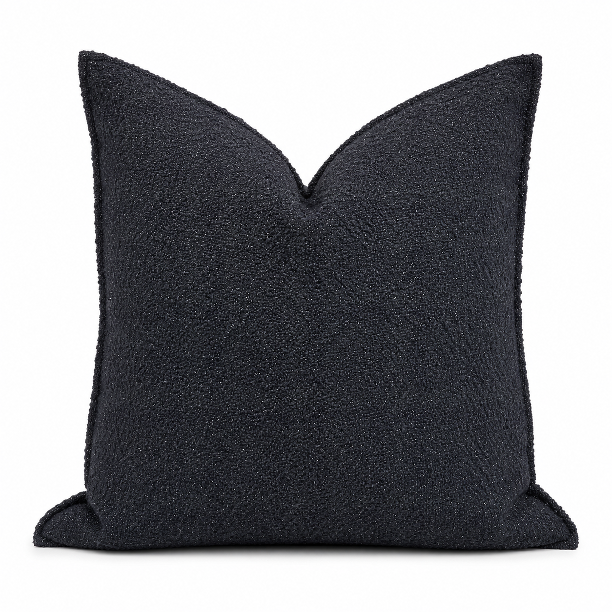 Coussin décoratif en bouclette