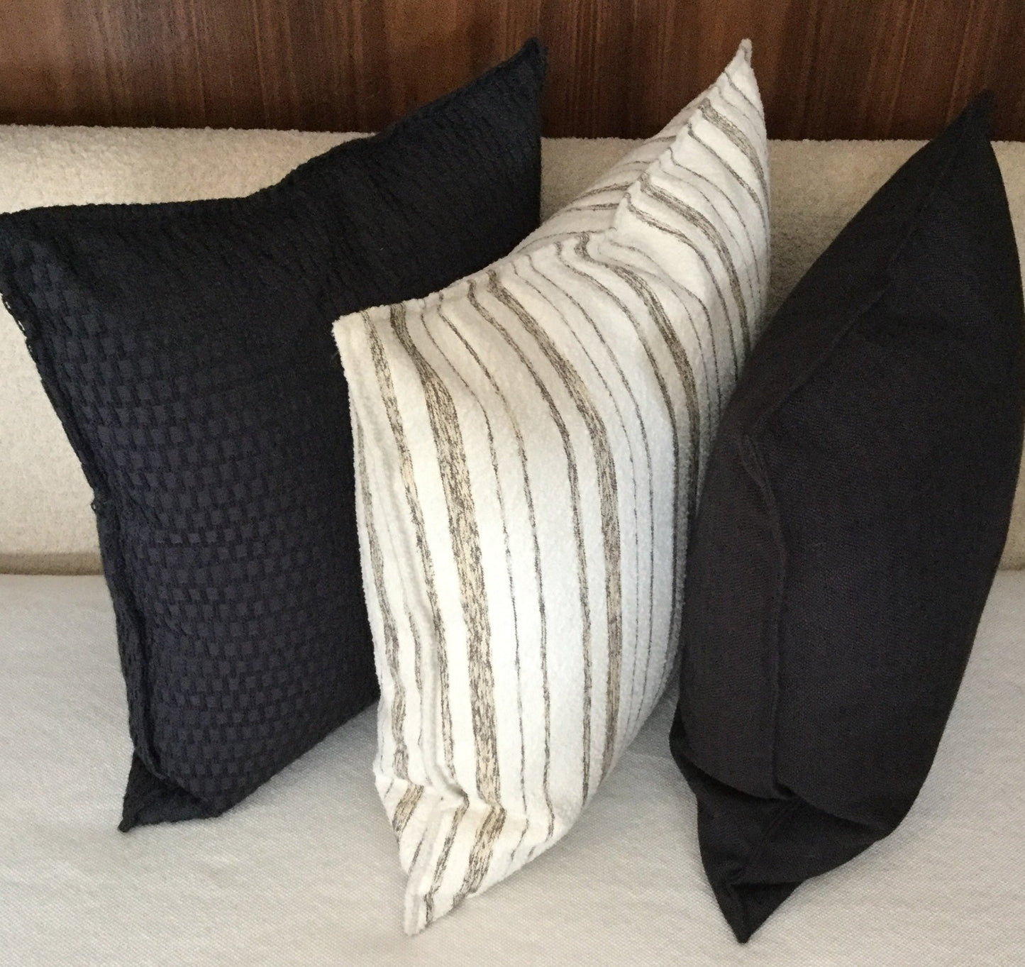 Coussin décoratif en bouclette berbere