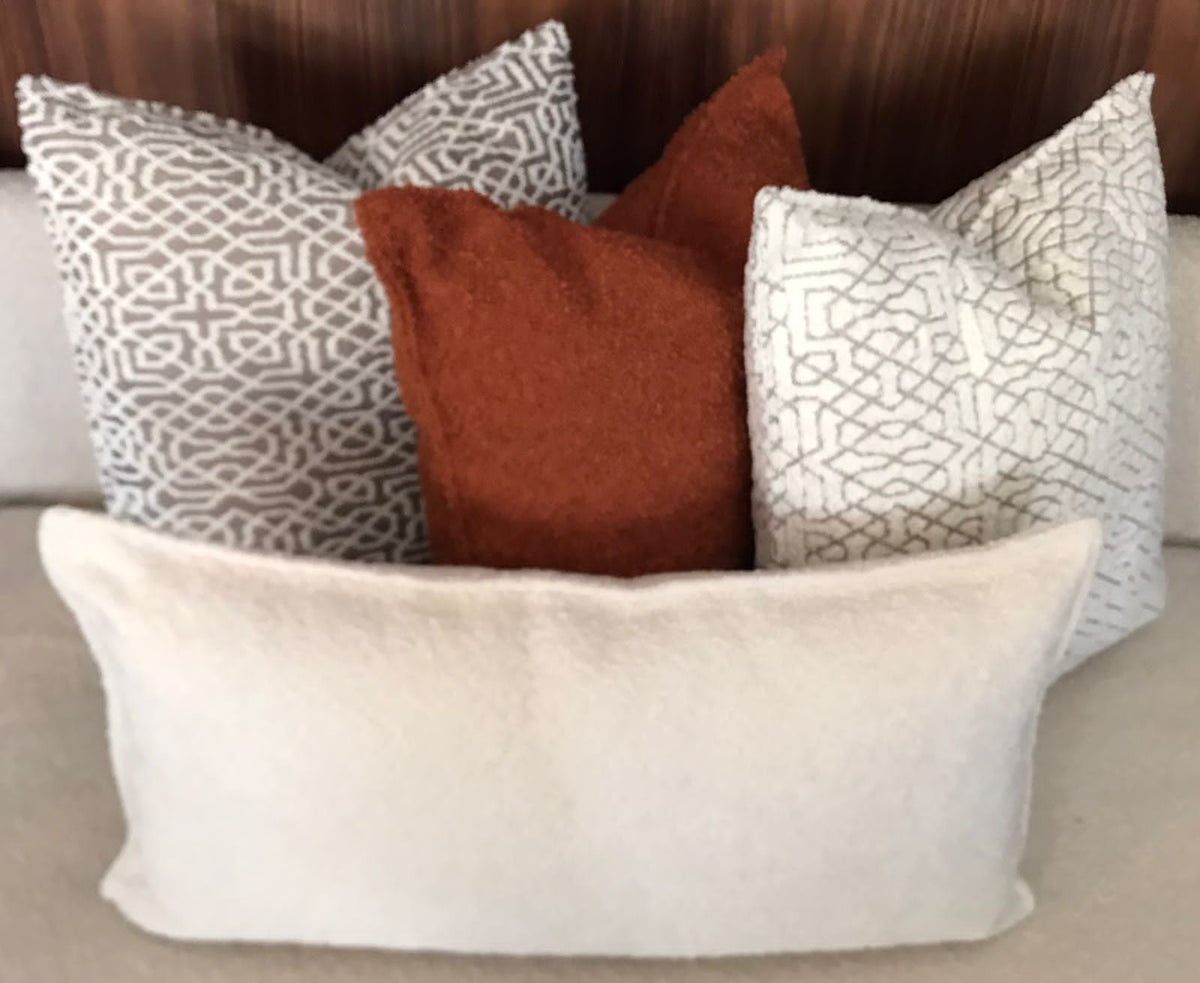 Coussins décoratifs rectangulaires en tissu marocain