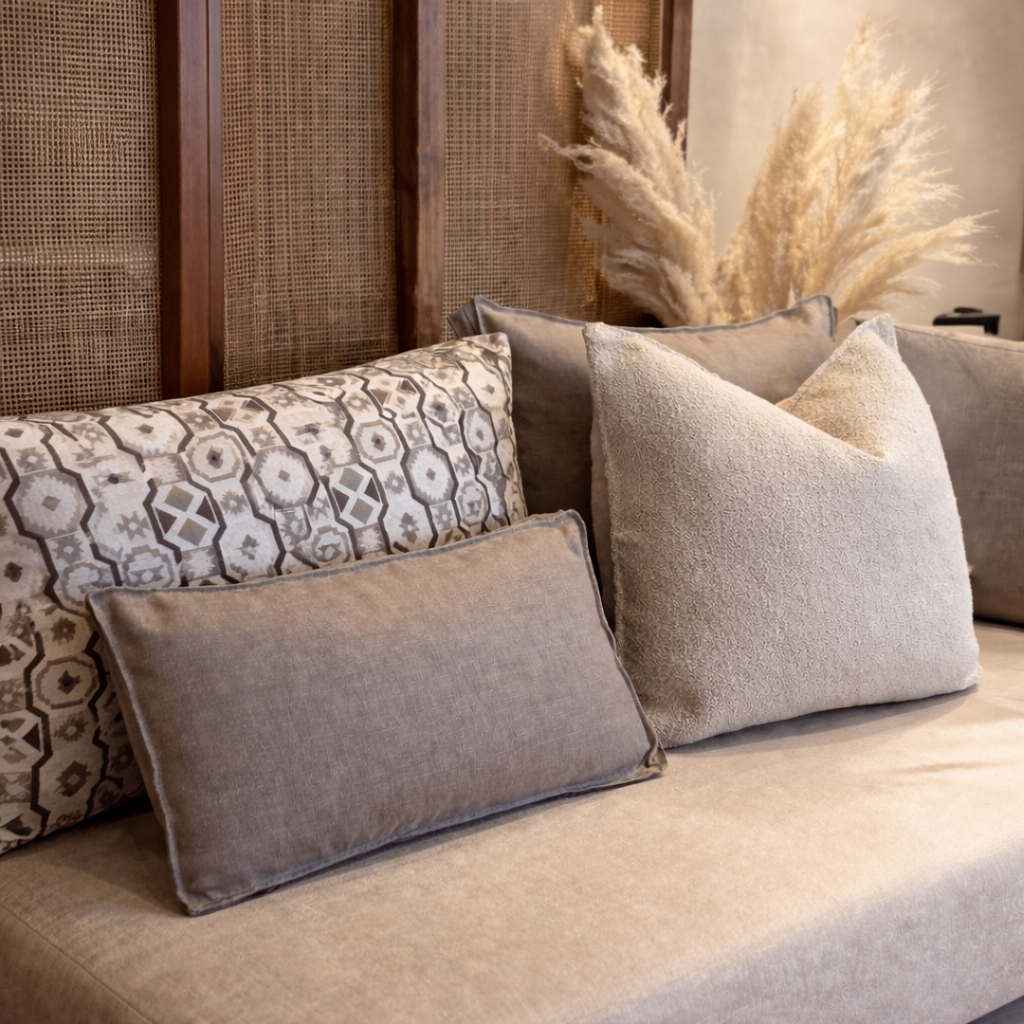 Coussin à motifs