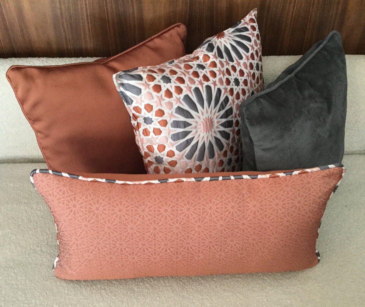 Coussin à motif Zellij