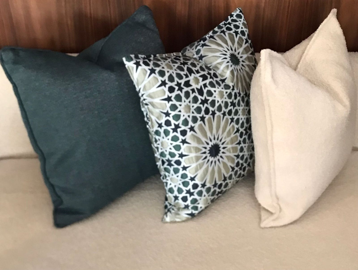 Coussins en tissu marocain