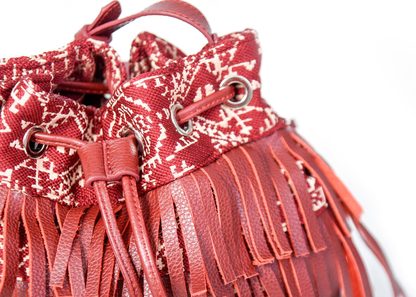 Fringed purse