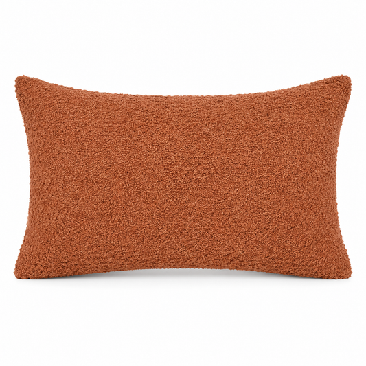 Cousssin décoratif rectangulaire tendance terracota