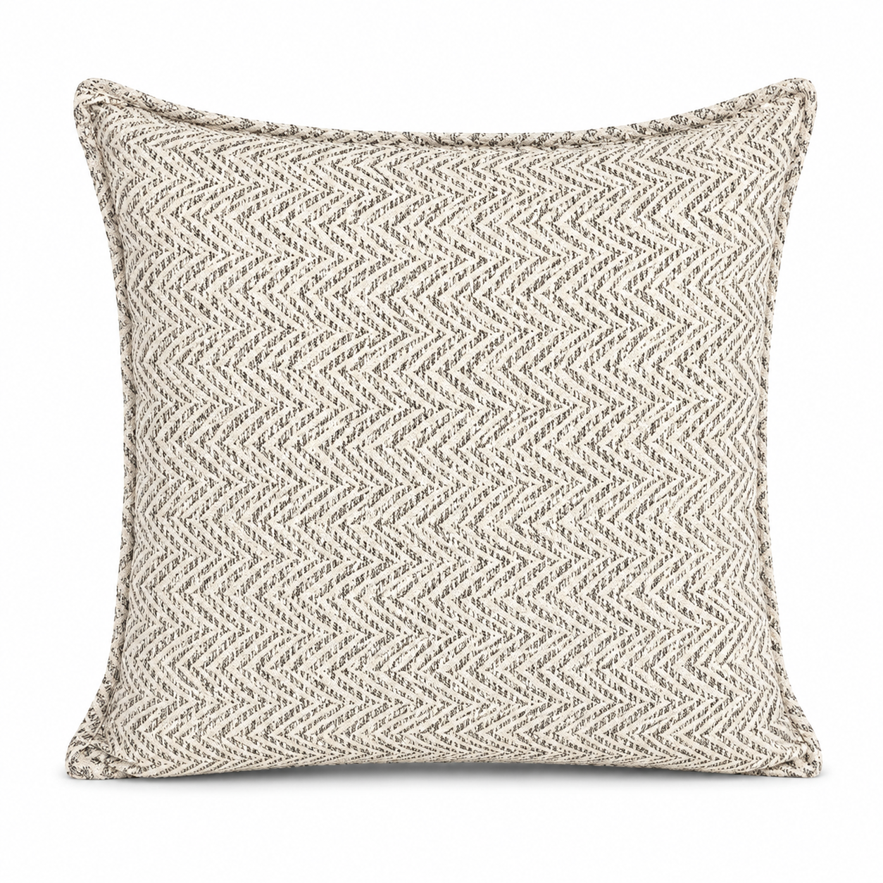Coussin décoratif carré chevron 50x50cm