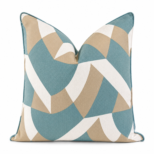 Decorative chenille cushion 50x50cm