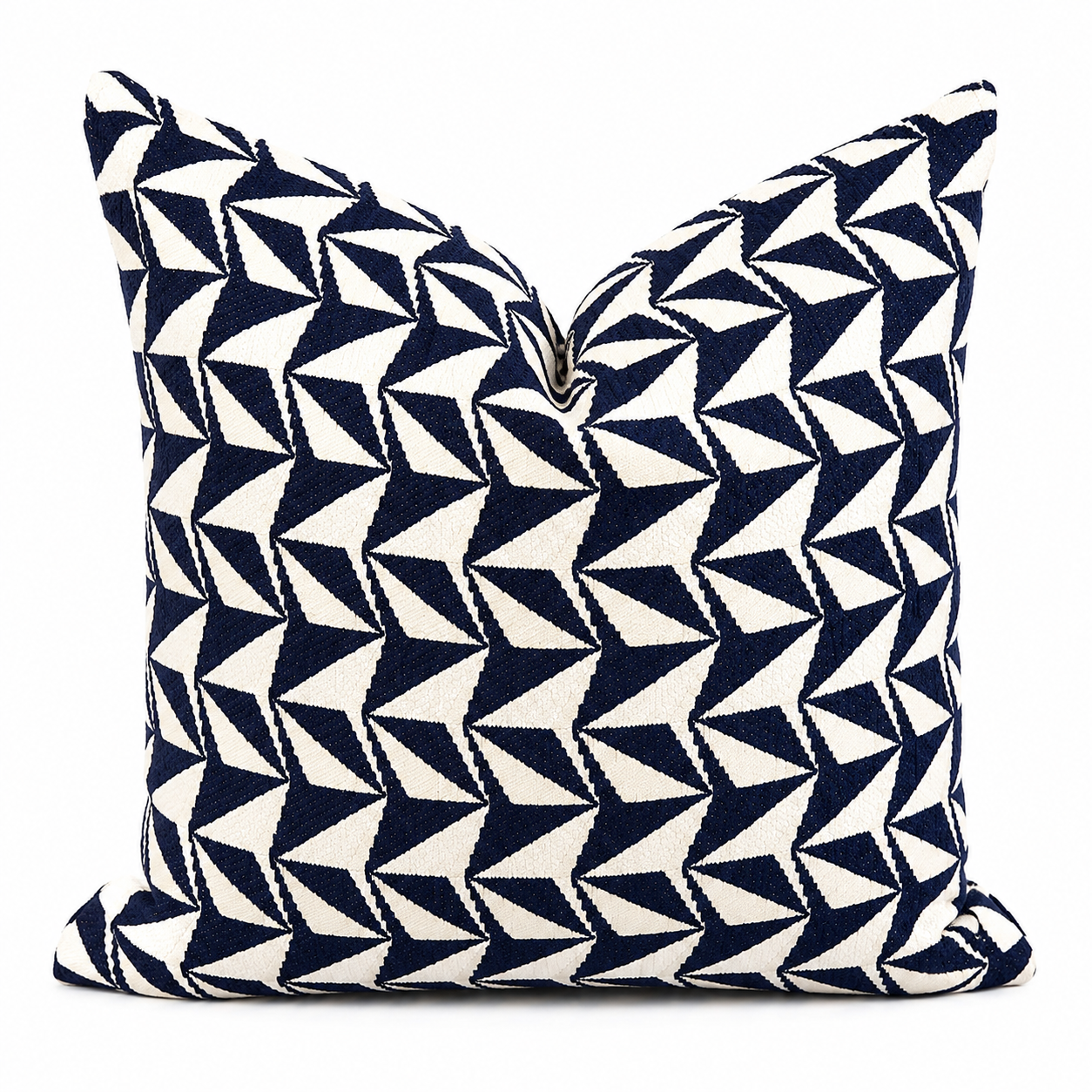 Coussin décoratif carré en chenille
