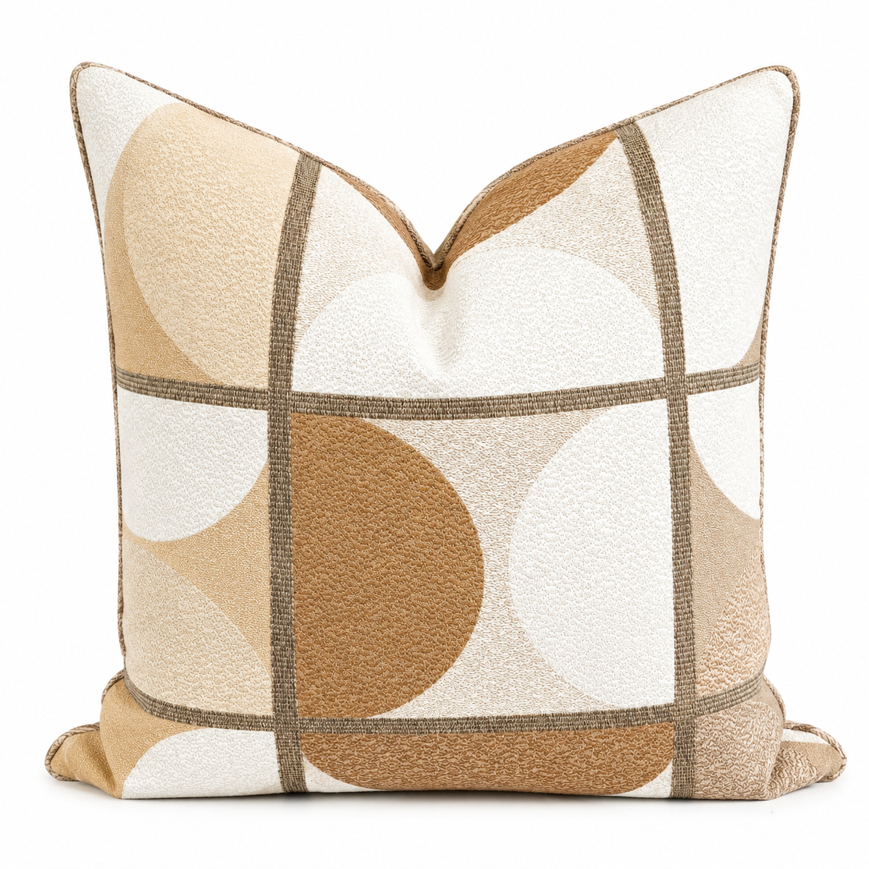 Coussin décoratif Géométrie Beige