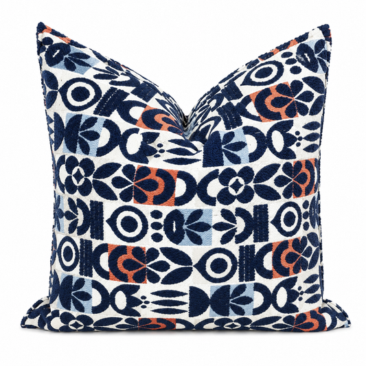 Decorative cushion with oriental pattern 50x50cm.