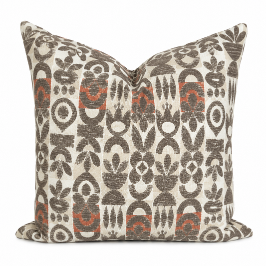 Decorative cushion with oriental pattern 50x50cm.