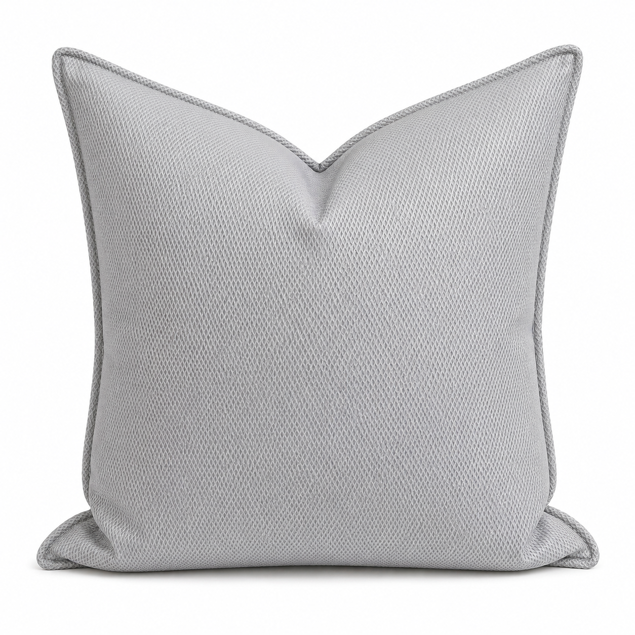 Coussin Uni Taupe Élégance