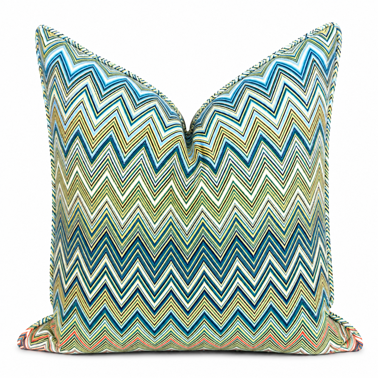 Coussin Zigzag multicolore