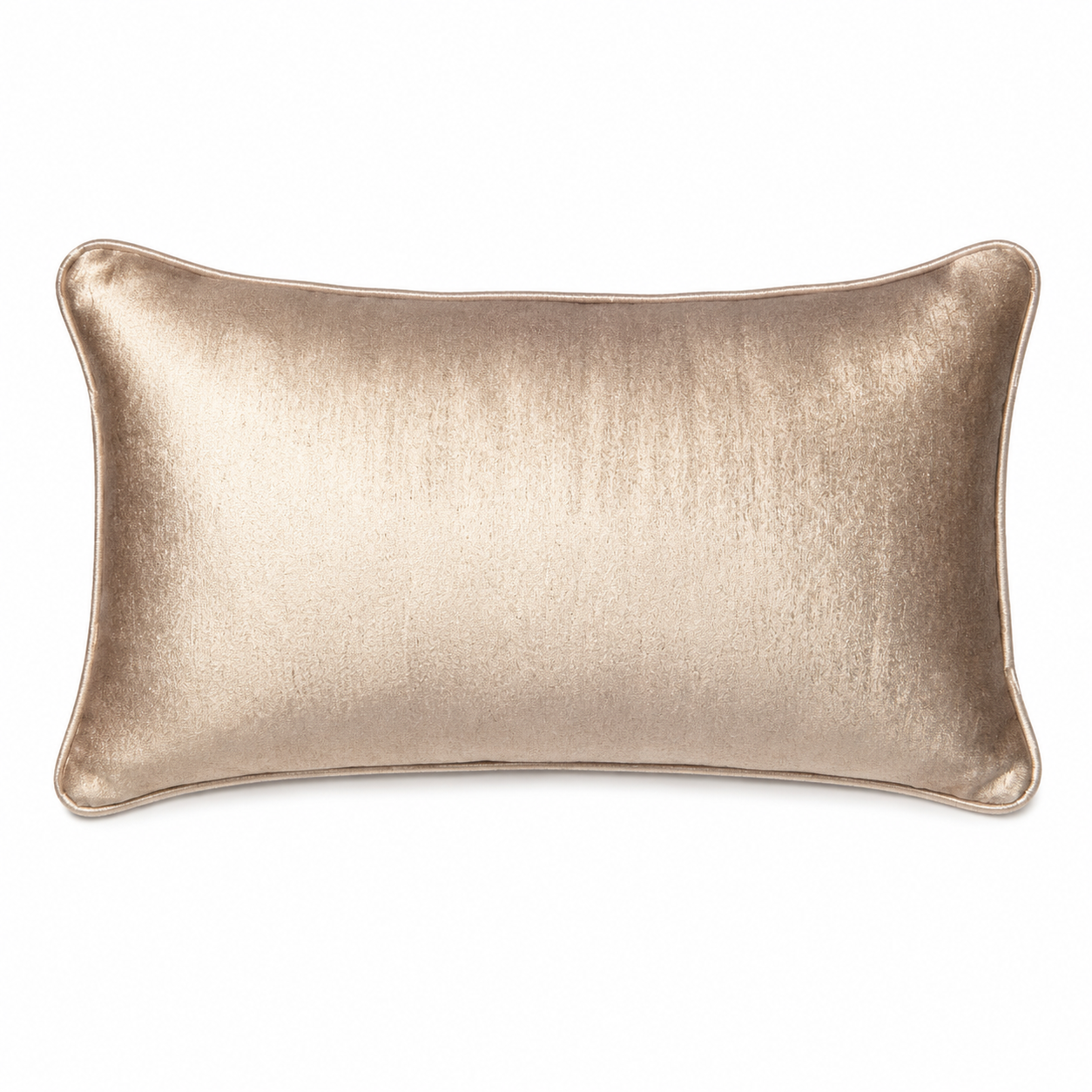 Coussin décoratif rectangulaire chic bronze 64x33cm