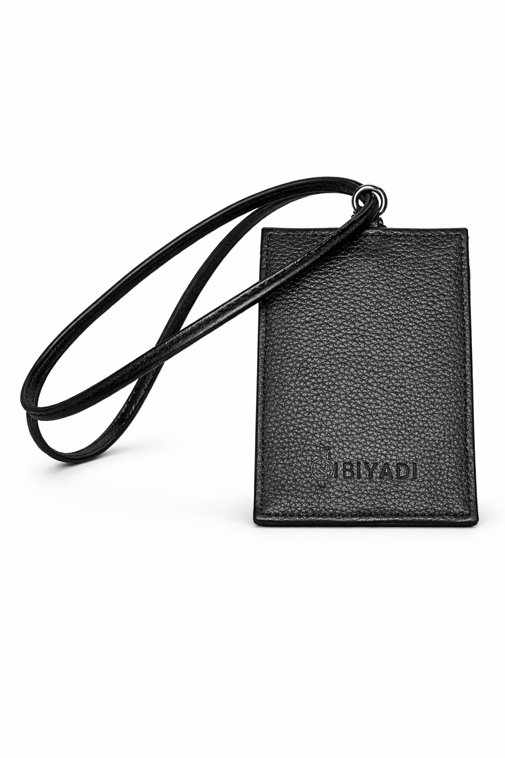 Phone pouch in embroidered effect fabric