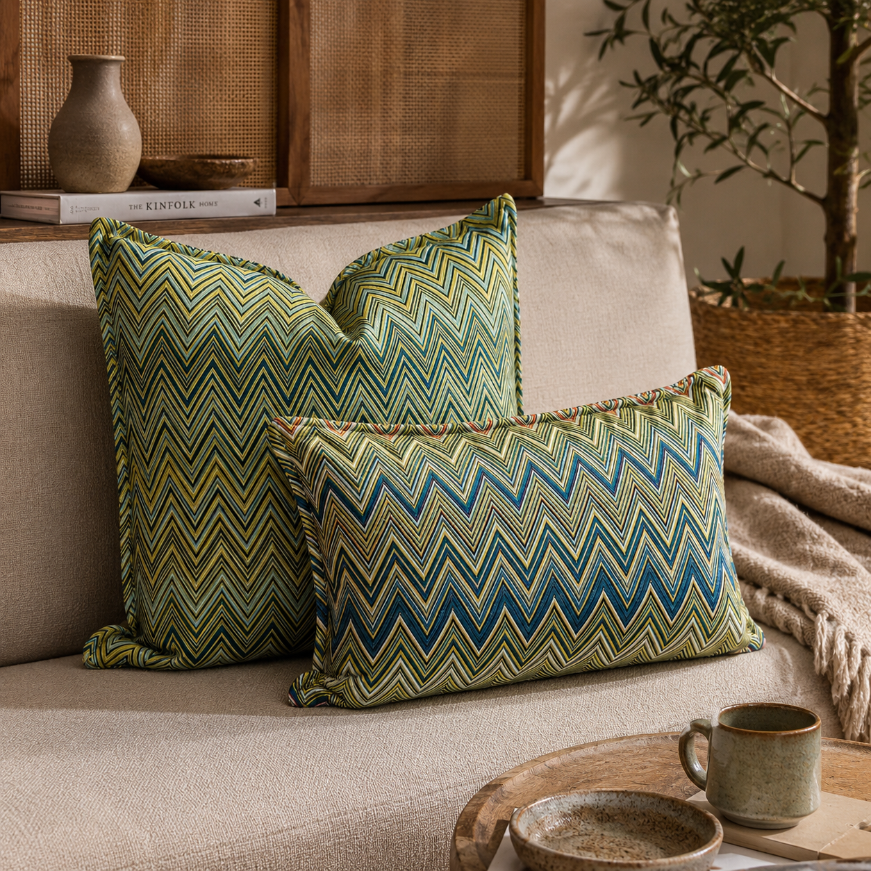 Coussin Zigzag