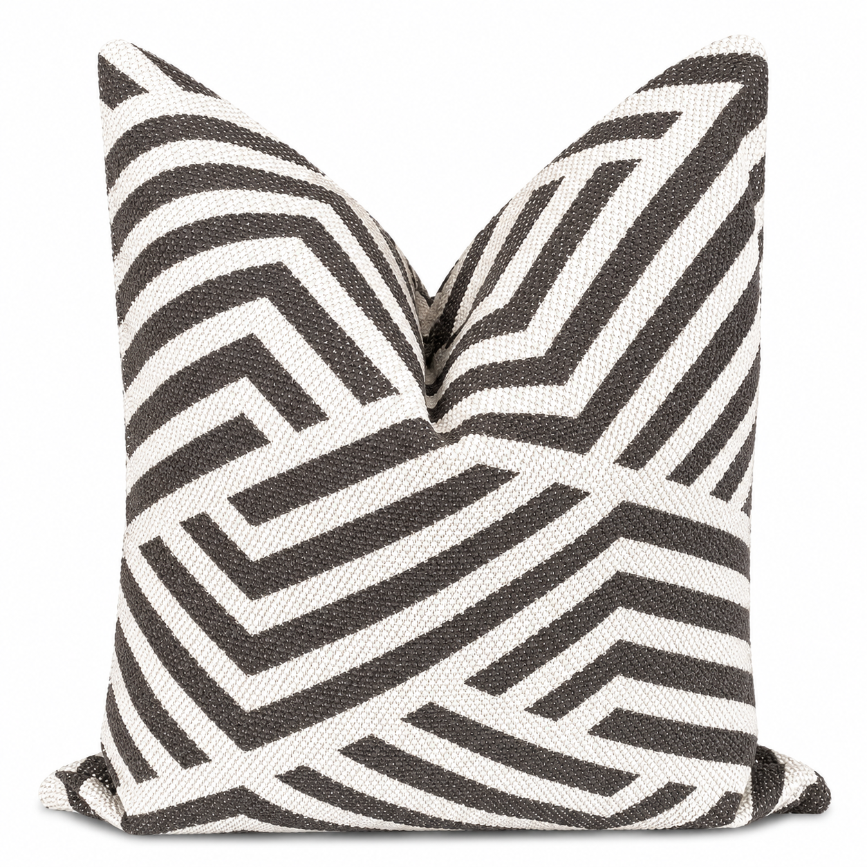 Coussin décoratif Taupe Graphique