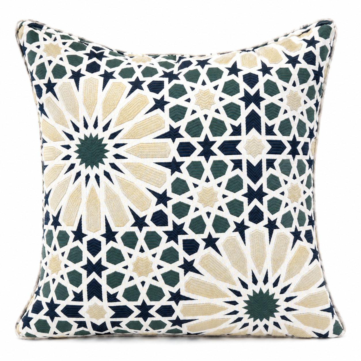 Coussin décoratif  Zellij Majestueux vert