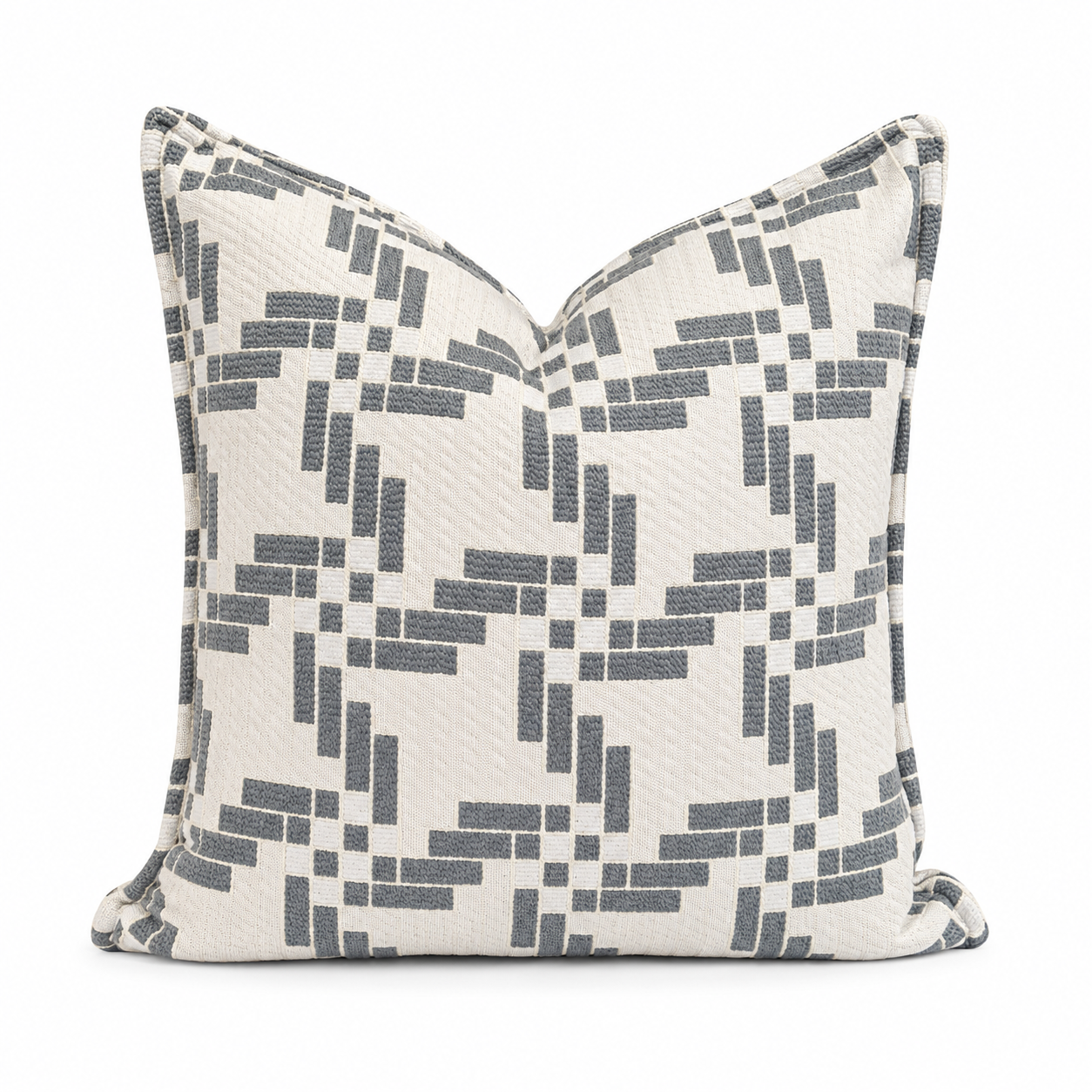 Decorative cushion in ethnic terry 50x50cm