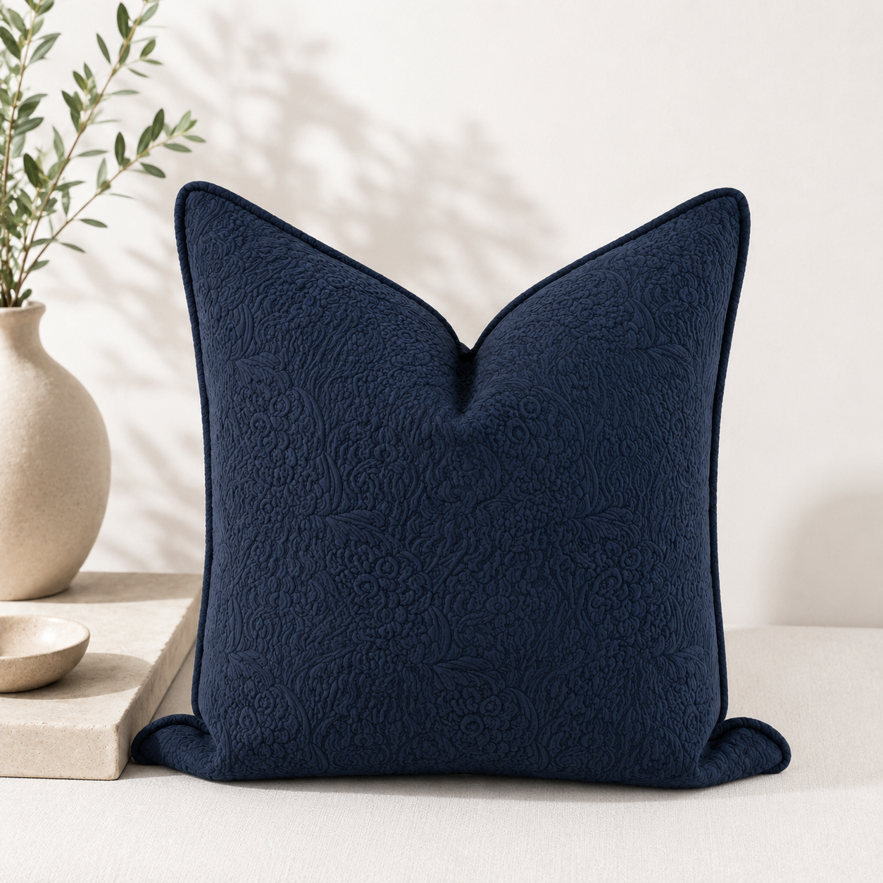 Coussin décoratif fleuri