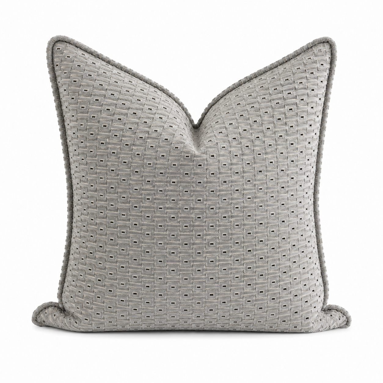 Coussin geometrique velour