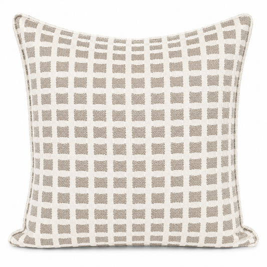 Coussin à motif rectangulaire
