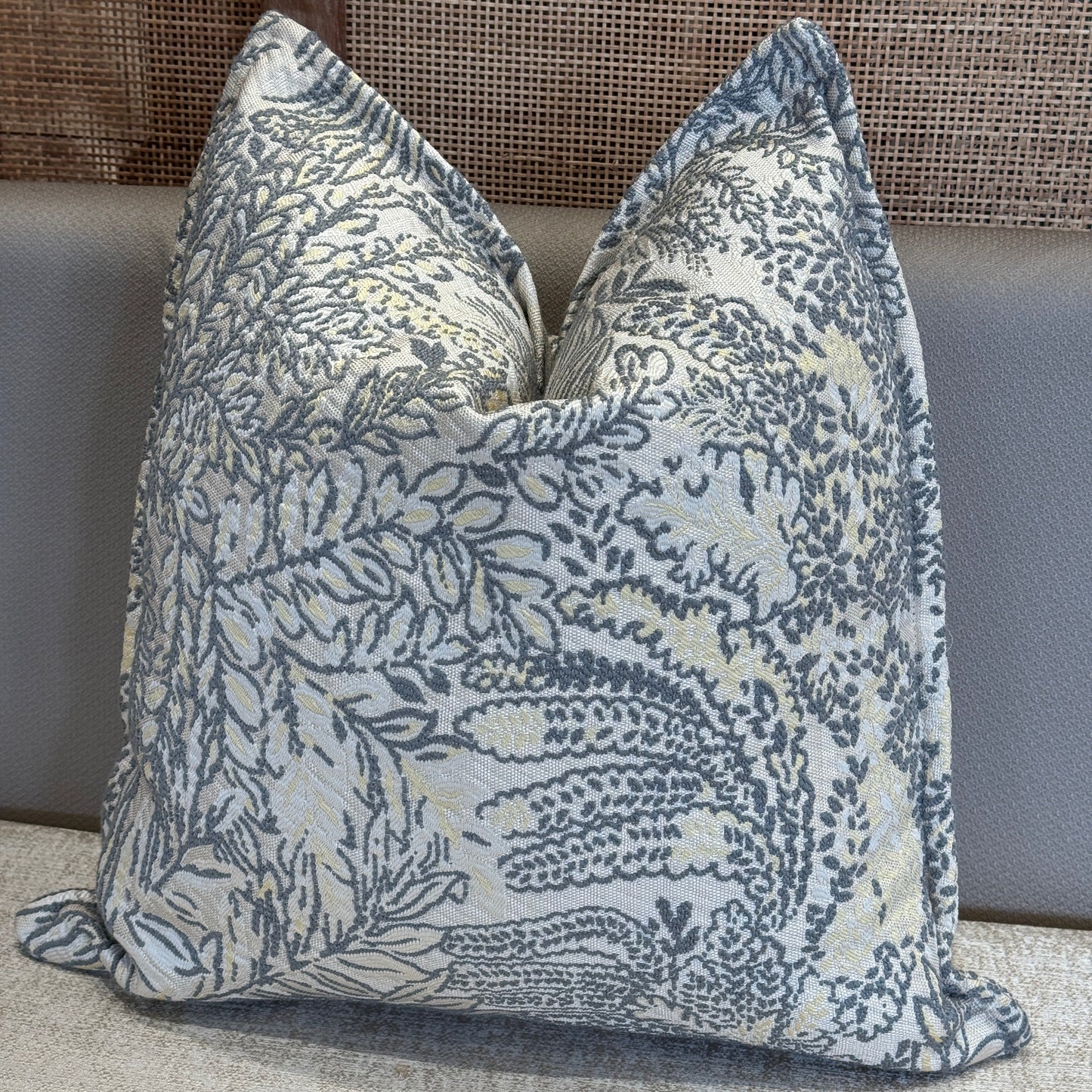 Coussin Branchage Minéral 50x50cm