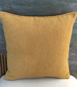 Decorative plush terracotta cushion 50x50cm