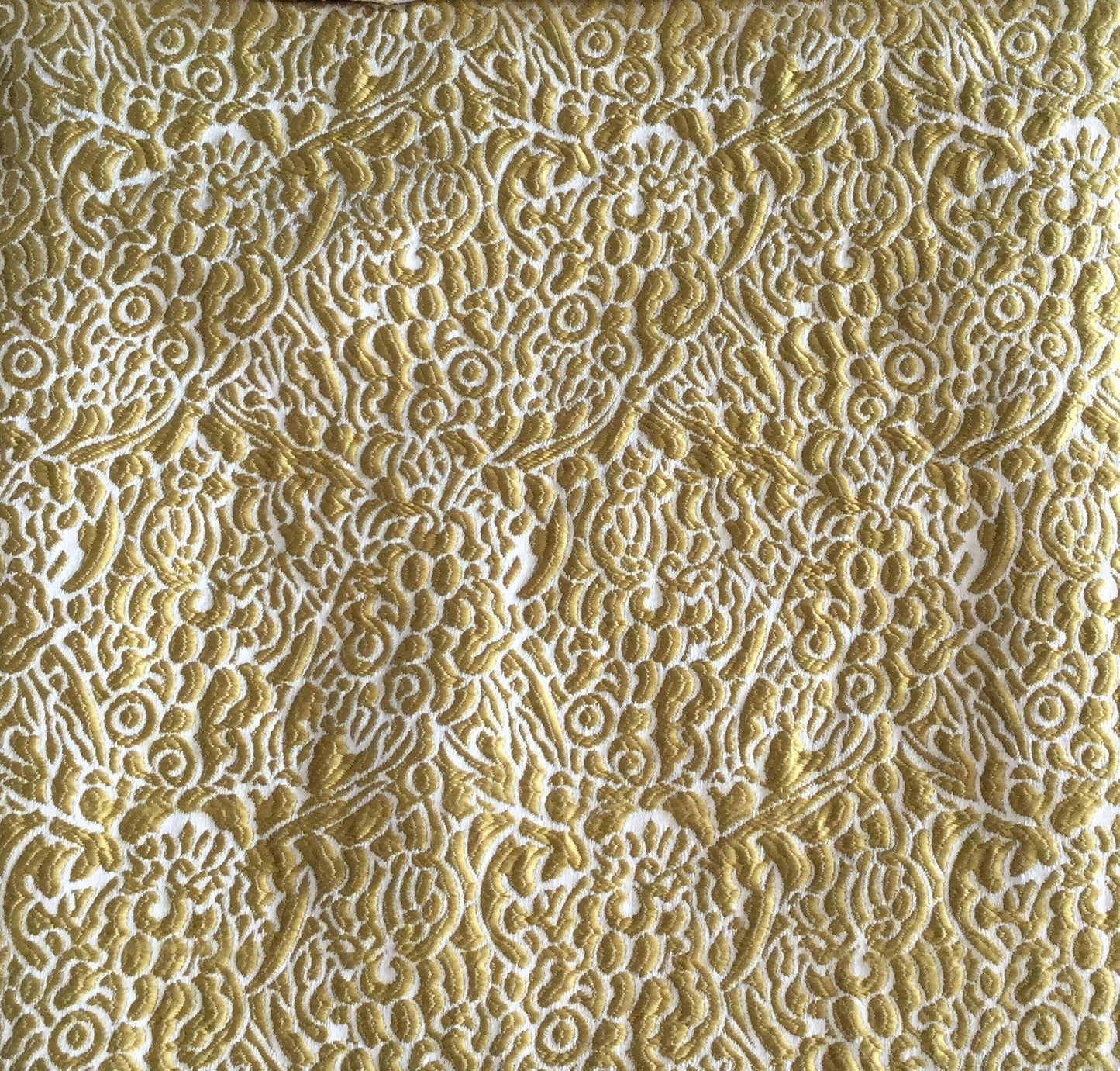 Embossed floral fabric