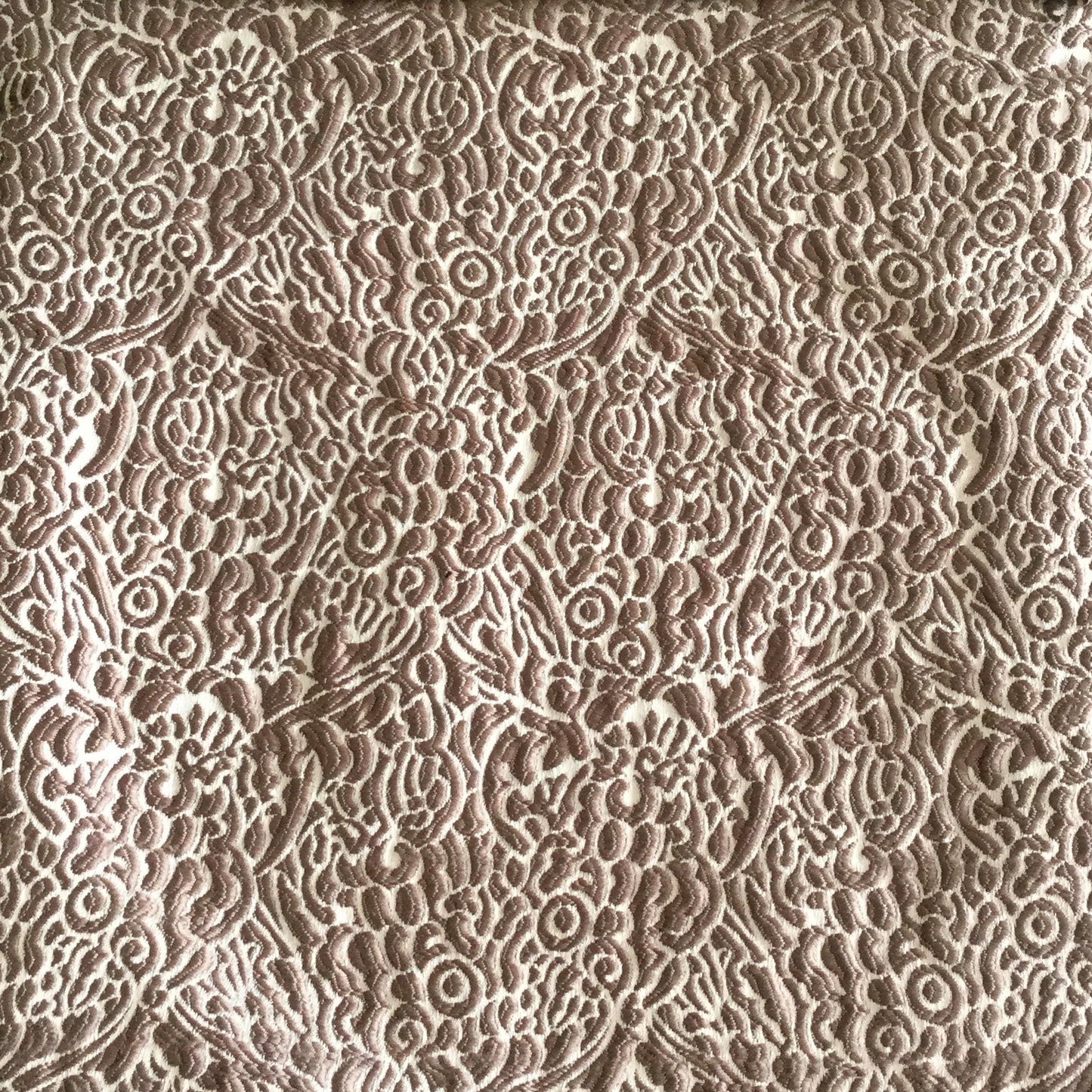 Embossed floral fabric