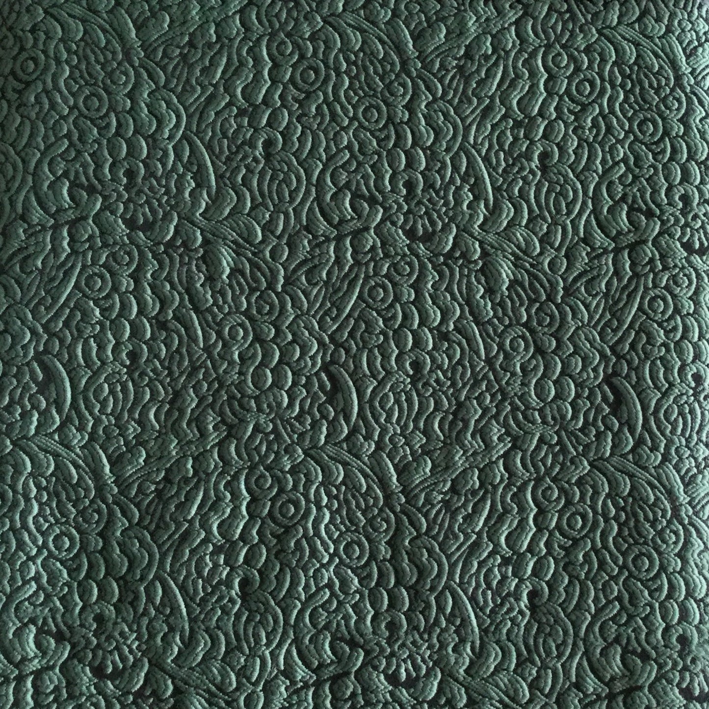 Embossed floral fabric