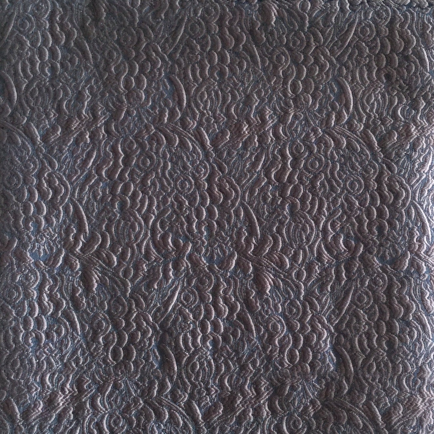 Embossed floral fabric