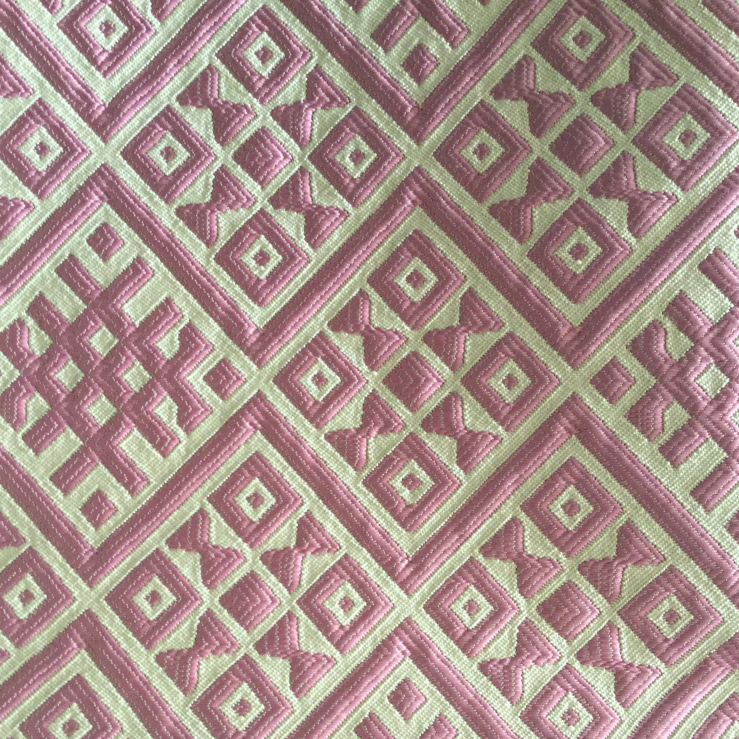 Geometric embossed fabric