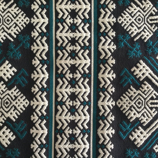 Ethnic fabric with band