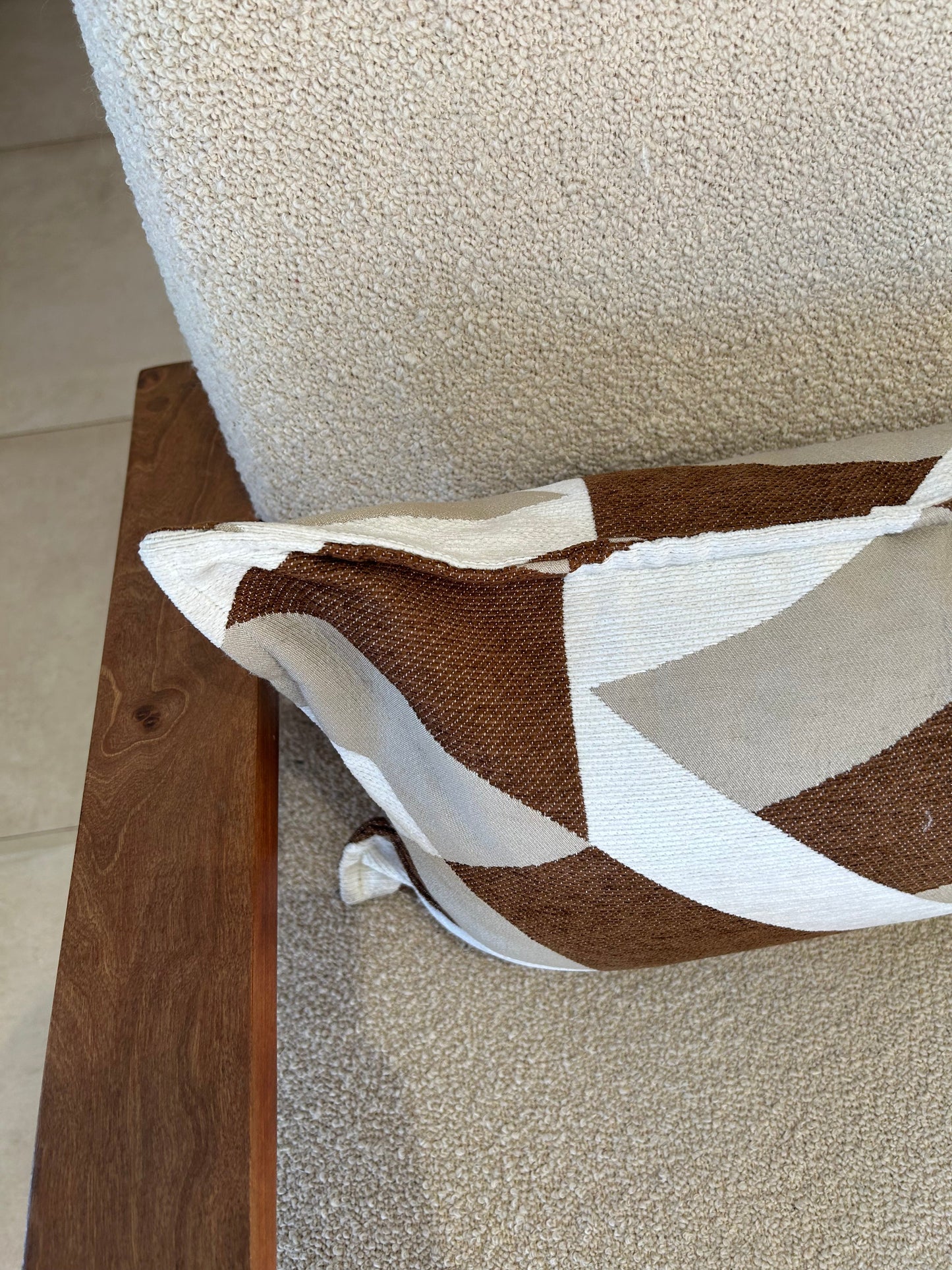 Coussin géométrique 65x32cm