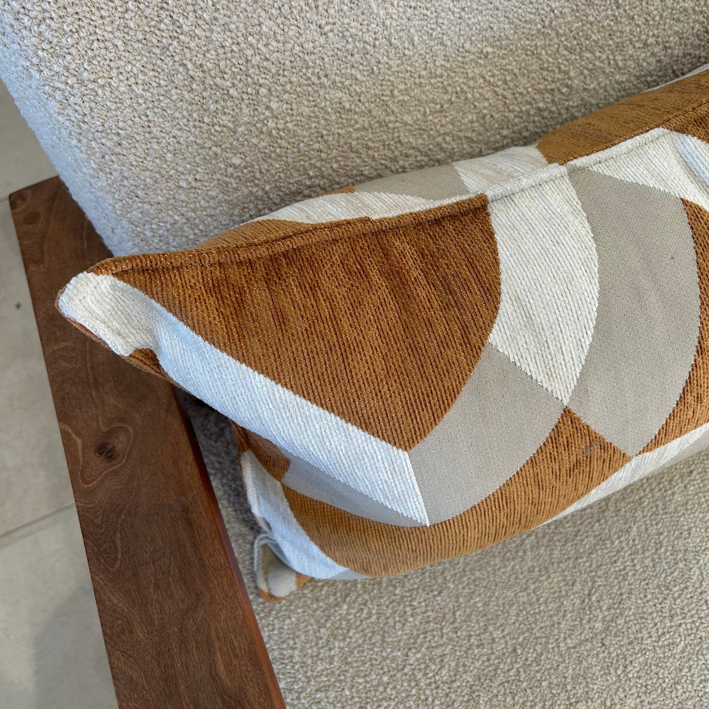 Coussin géométrique 63/34cm