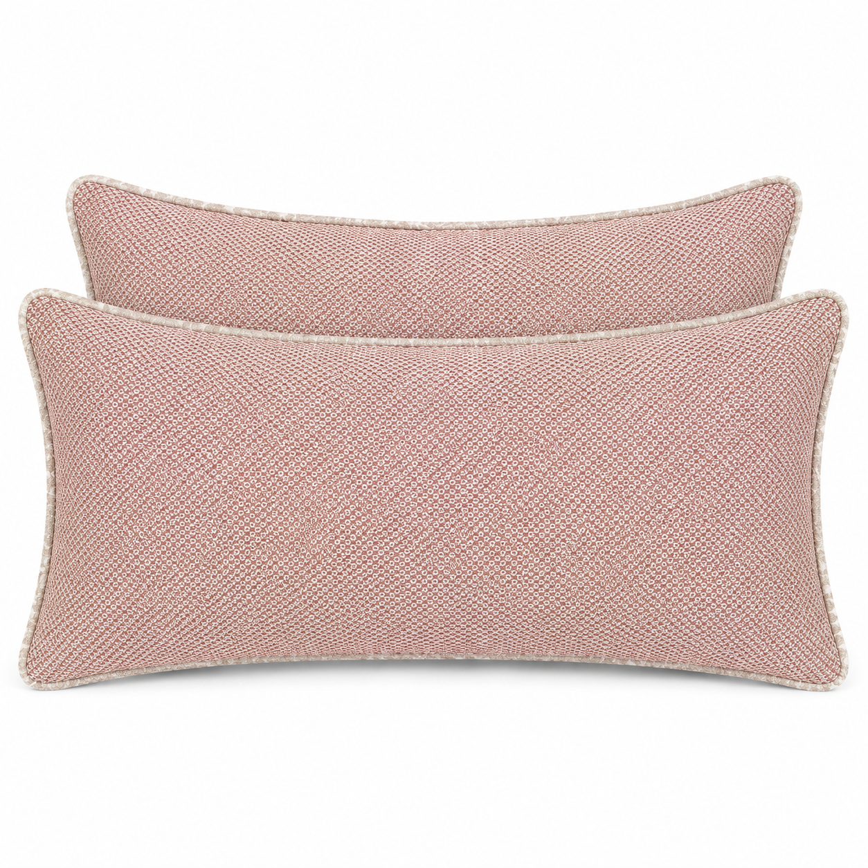 Lot de 2 Coussins rectangle terracota