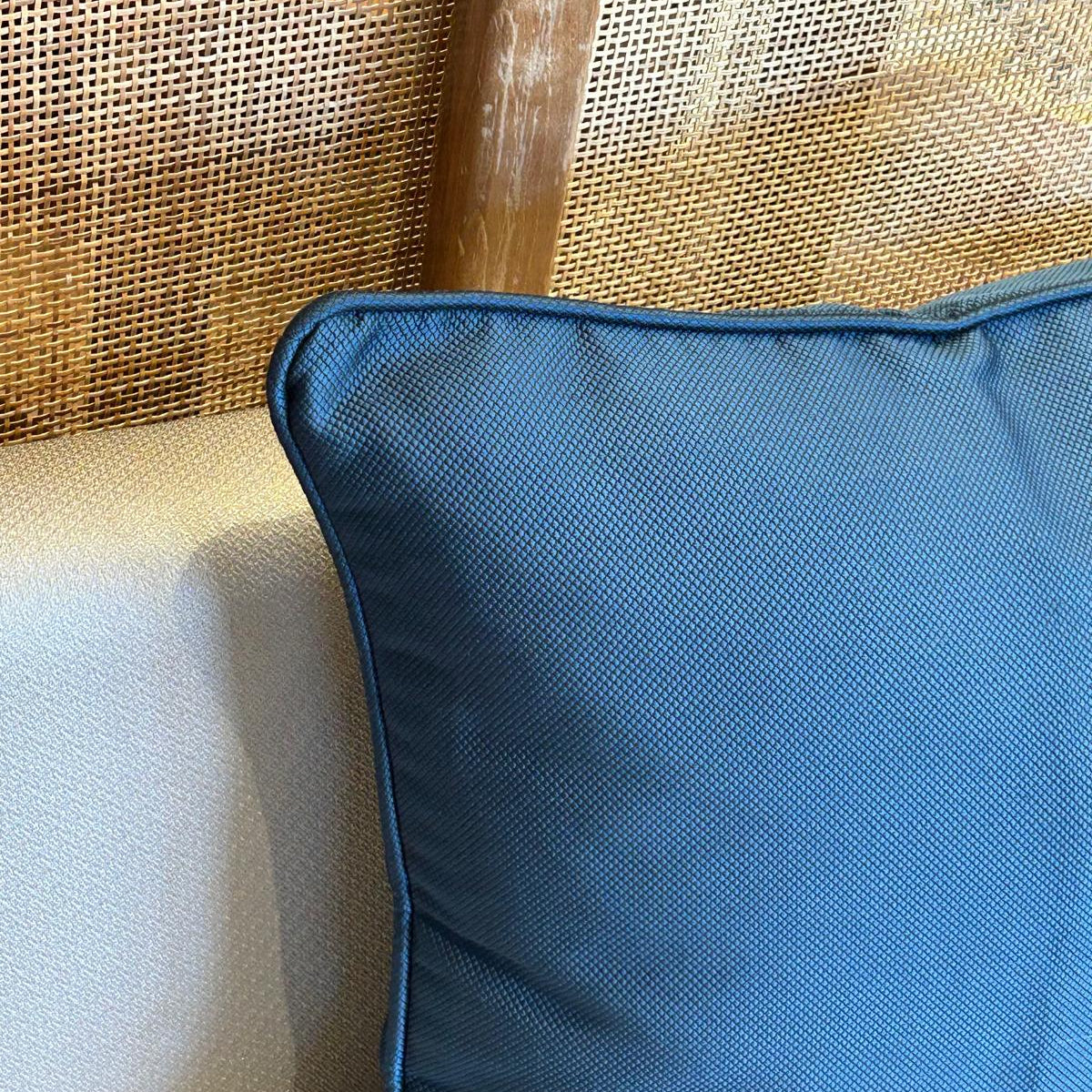 Coussin Uni Bleu Profondi 45x45cm