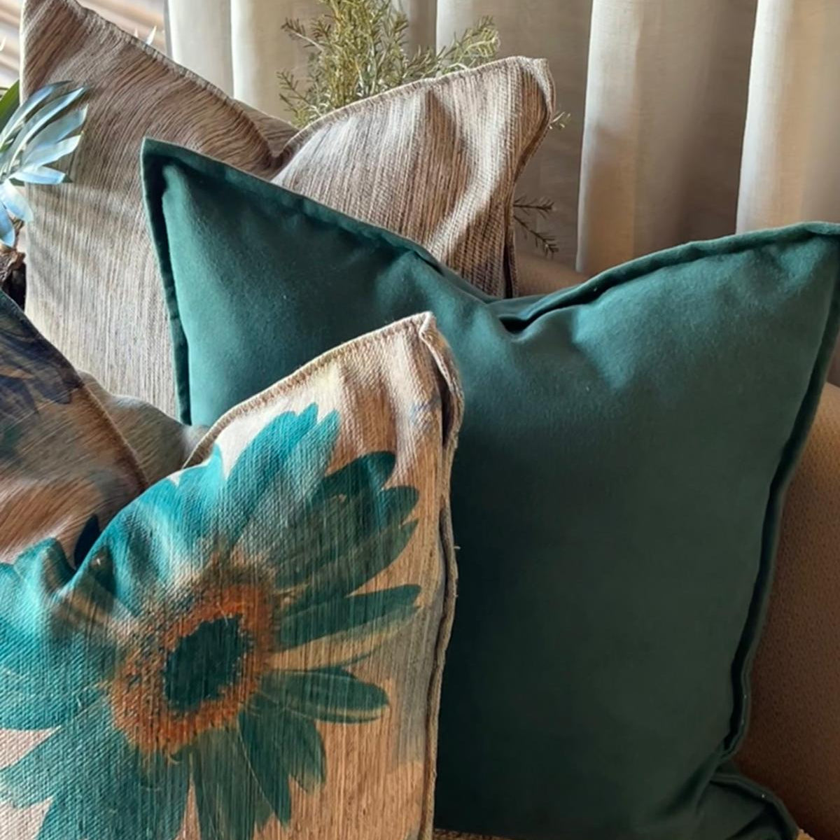 Coussin Green Garden