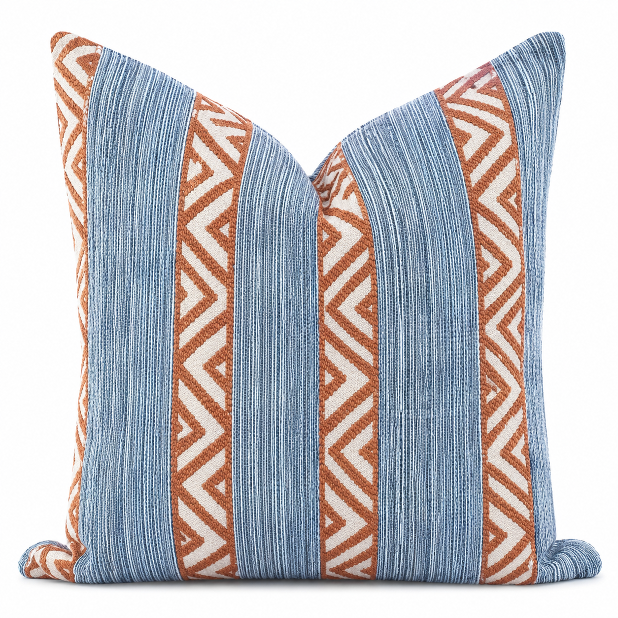 Coussin décoratif Éthnique Azur Terre