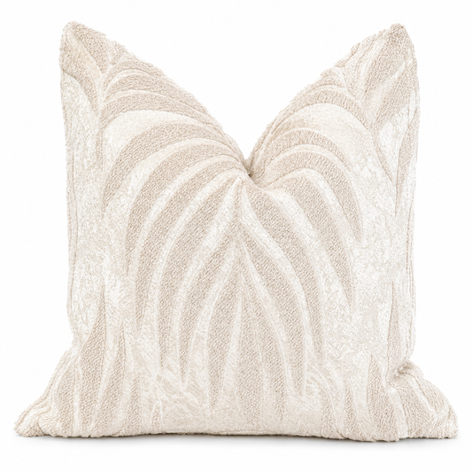 Coussin Feuille d'Ivoire