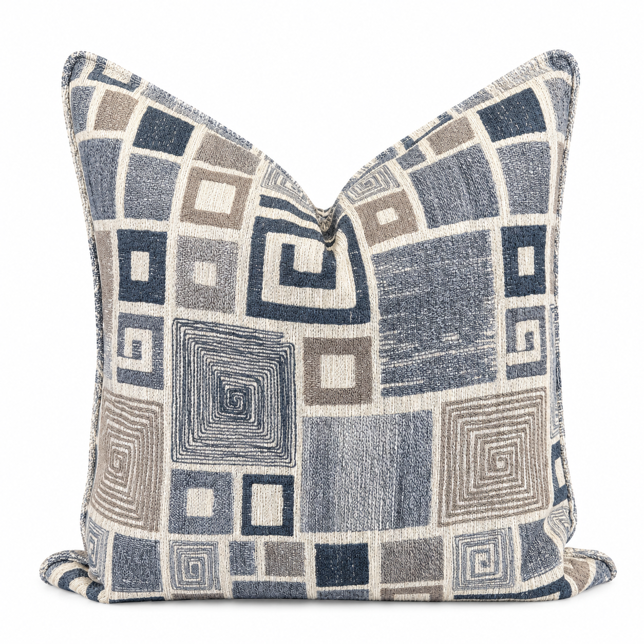 Coussin Carrés & Lignes