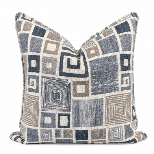 Coussin Carrés & Lignes