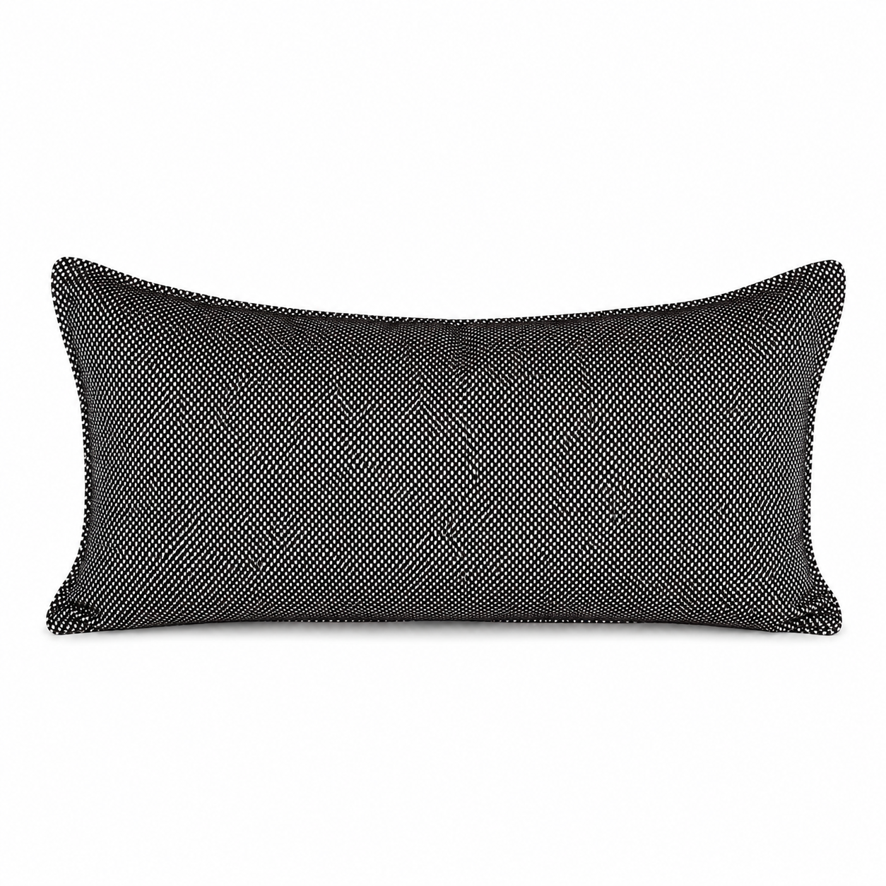 Coussin rectangulaire échequier marron