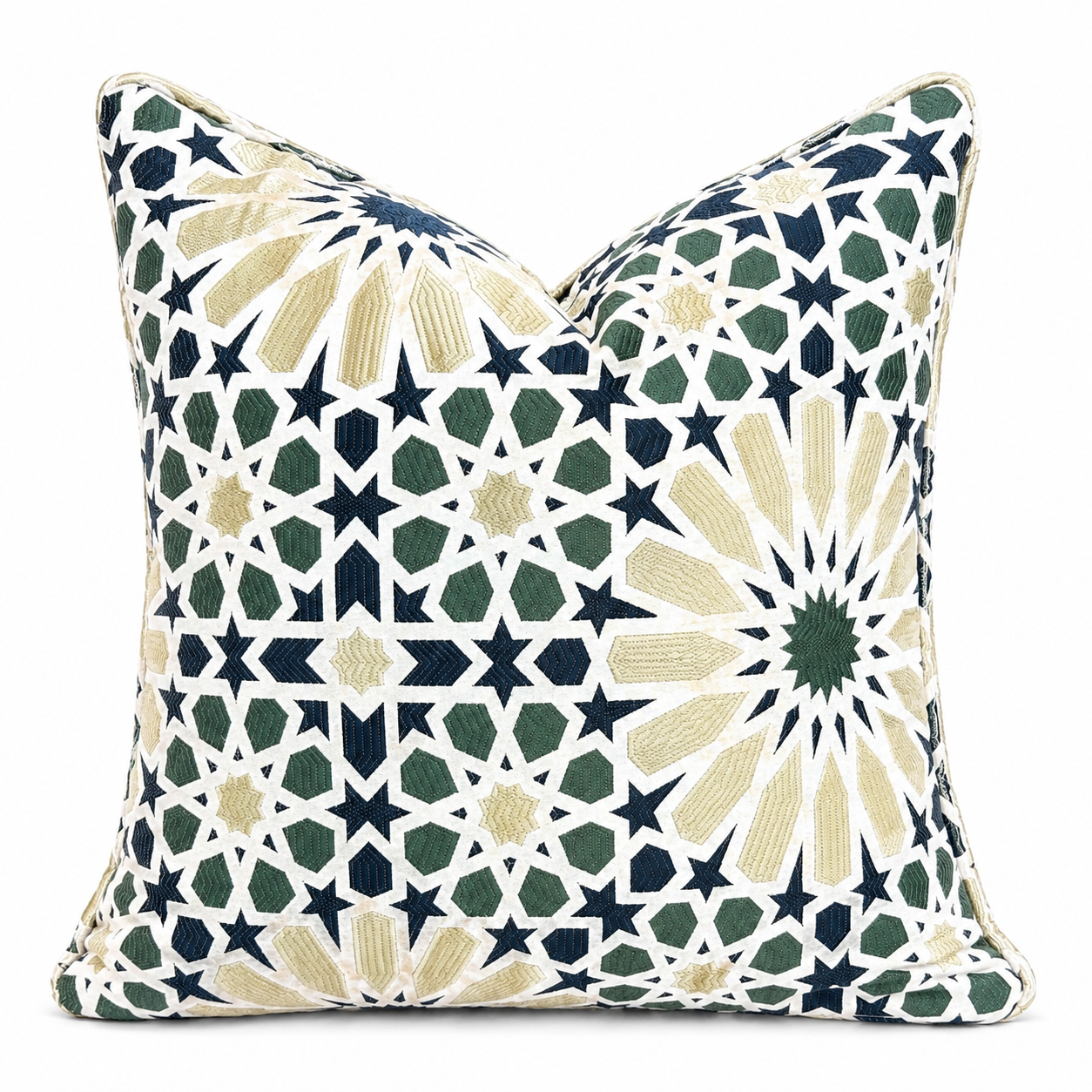 Coussin décoratif  Zellij Majestueux  vert