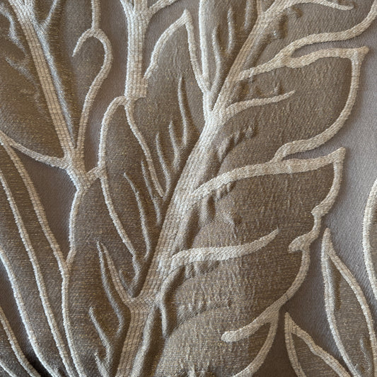 Tissu feuillage pour salon 