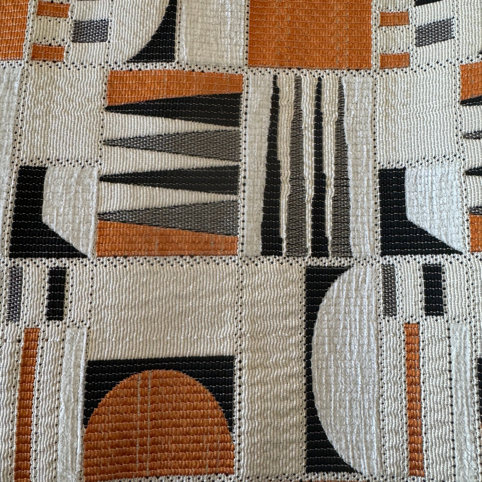 Motif graphique en relief du tissu Modernisme Graphique – tissage structuré"

