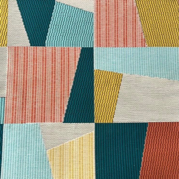 Tissu géometrique patchwork