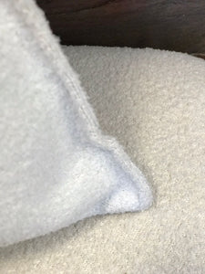 White terry cushion 50x50cm