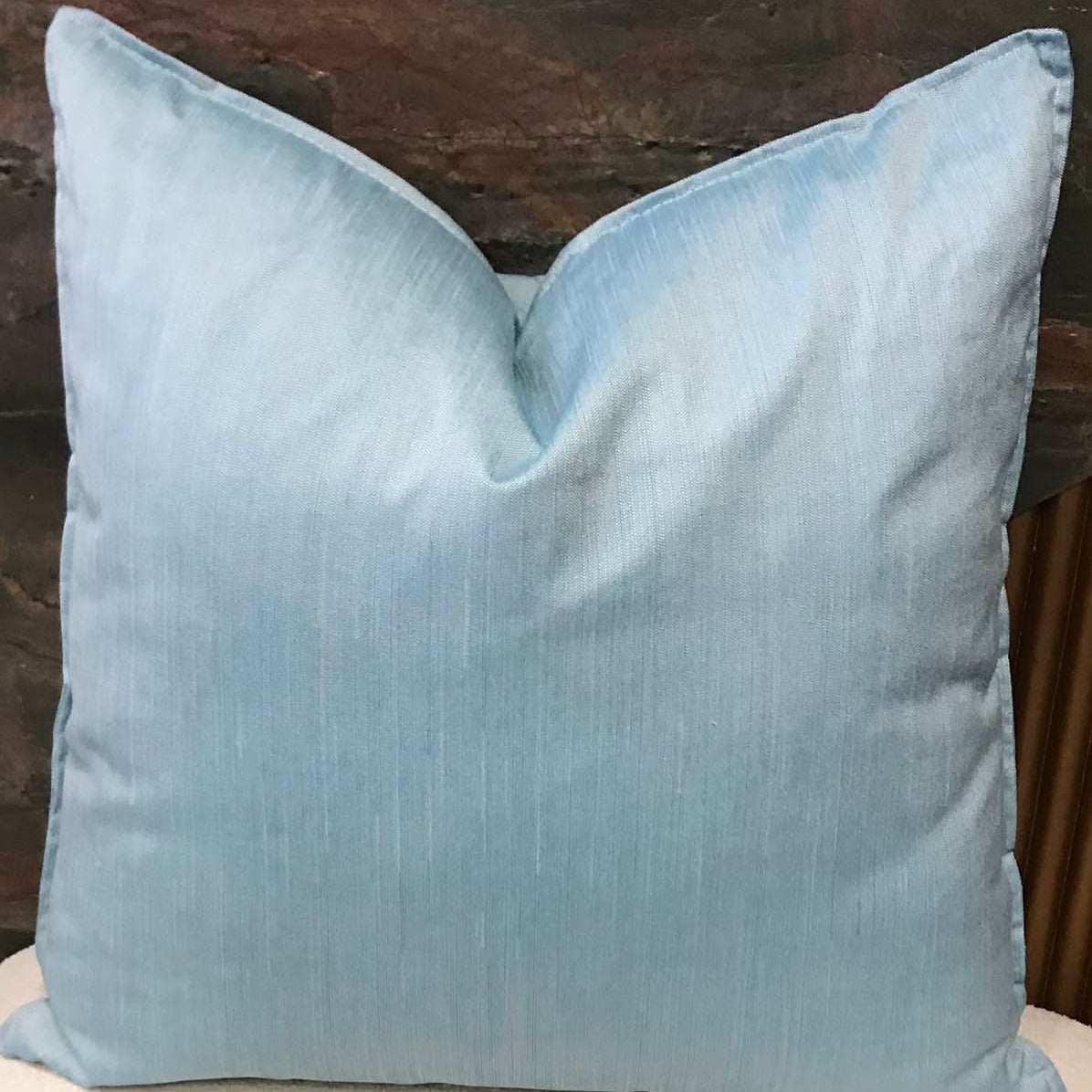 Coussin décoratif bleu ciel 50X50cm